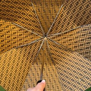 Vintage Fendi ZUCCA  Unisex Monogram Umbrella